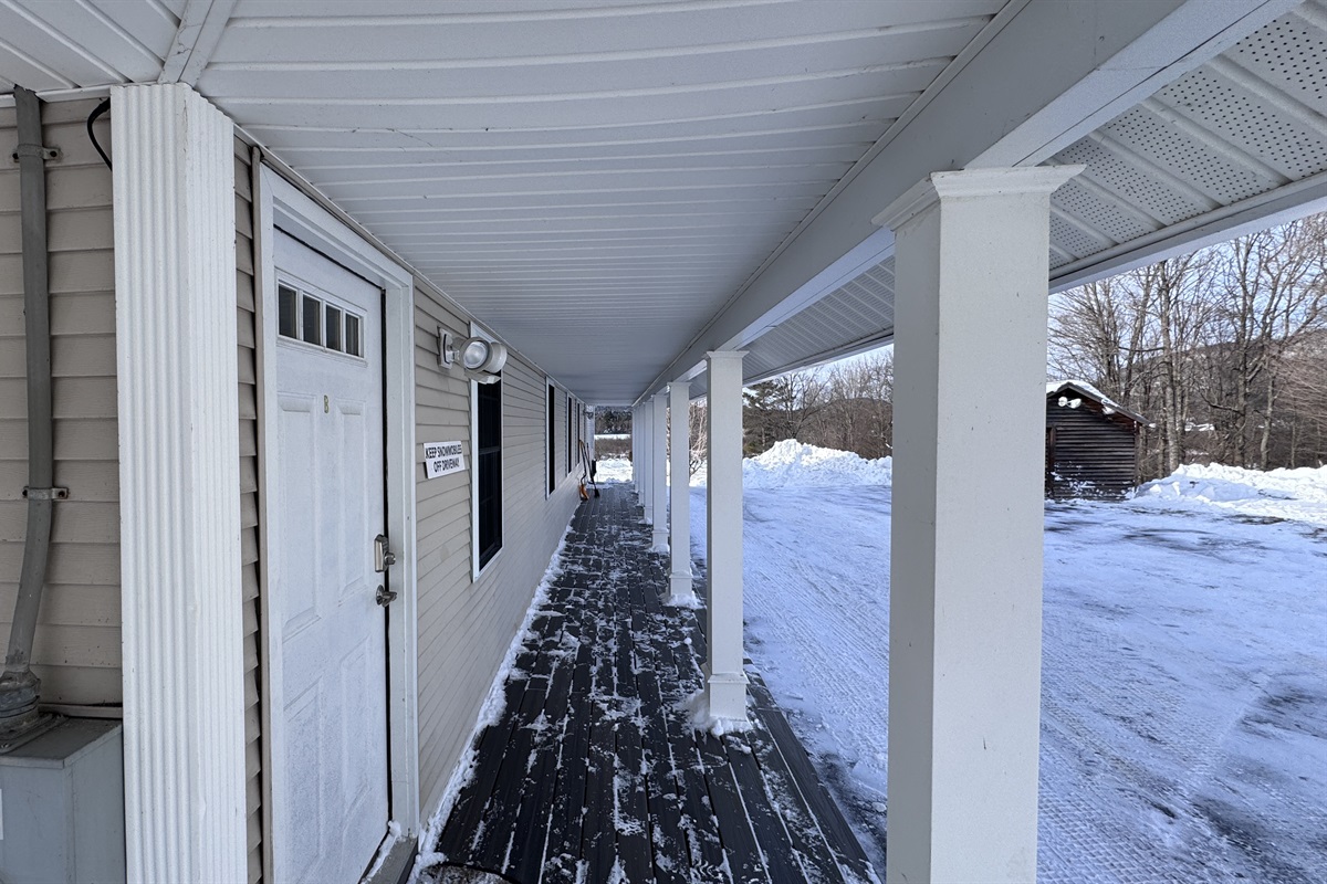 Entry Door to Unit B