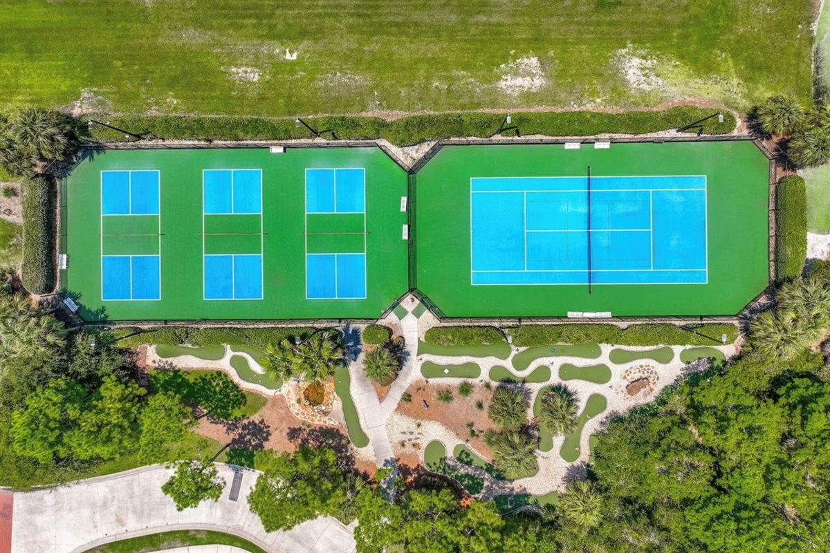 Pickleball and Tennis courts