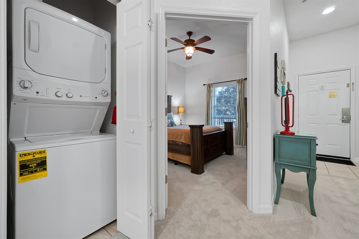 Easily accessible in house washer dryer