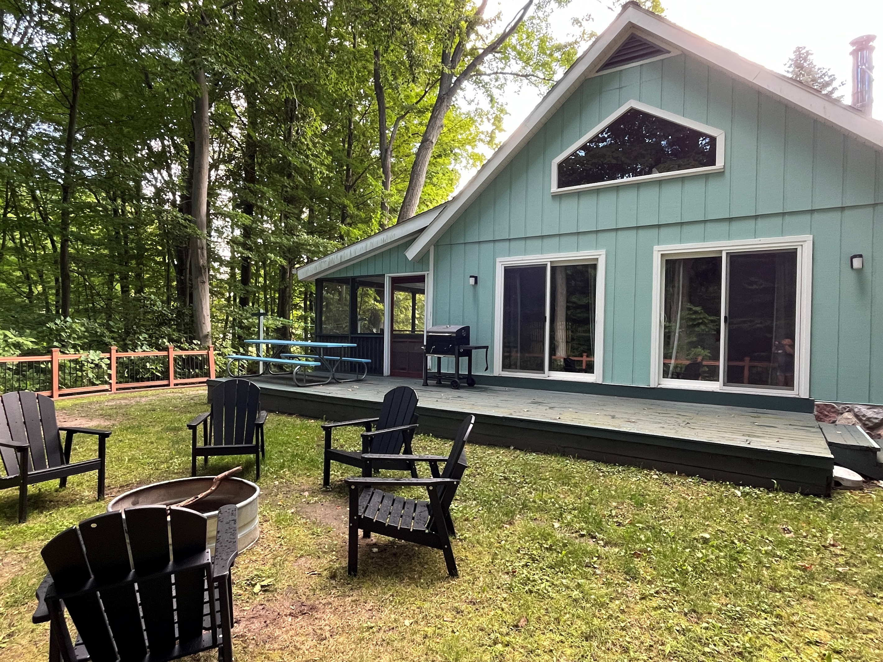 Back deck of Cottage