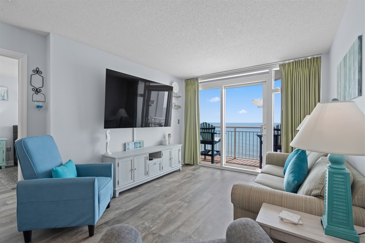 Living Space with Balcony Access