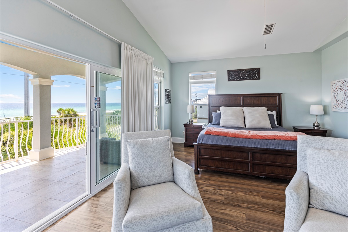 Gulf Views from 3rd Floor Master Bedroom