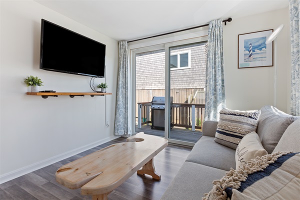 Enjoy the best of both worlds in our additional living space, with easy access to the porch!