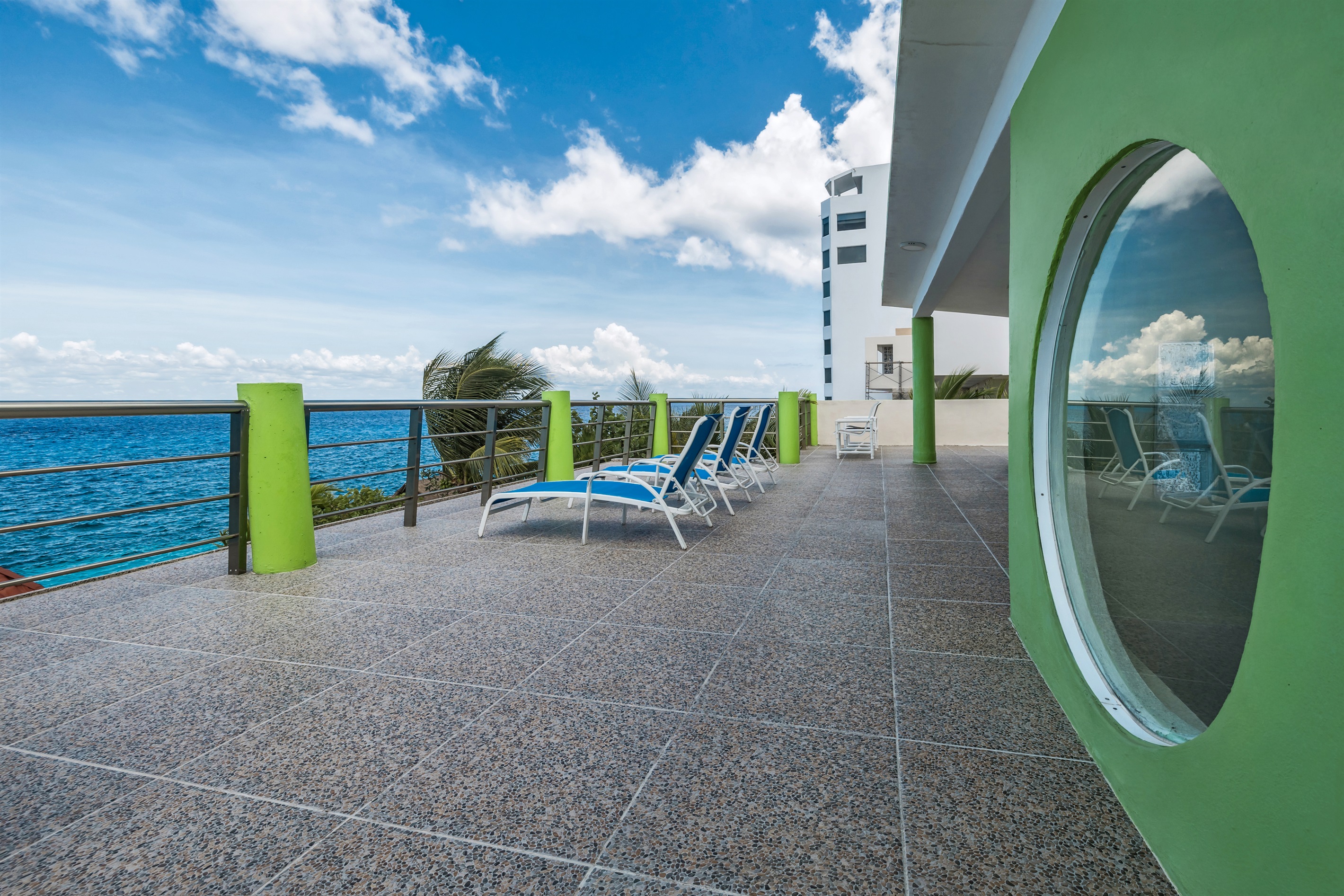 Upper-Level Ocean View Balcony