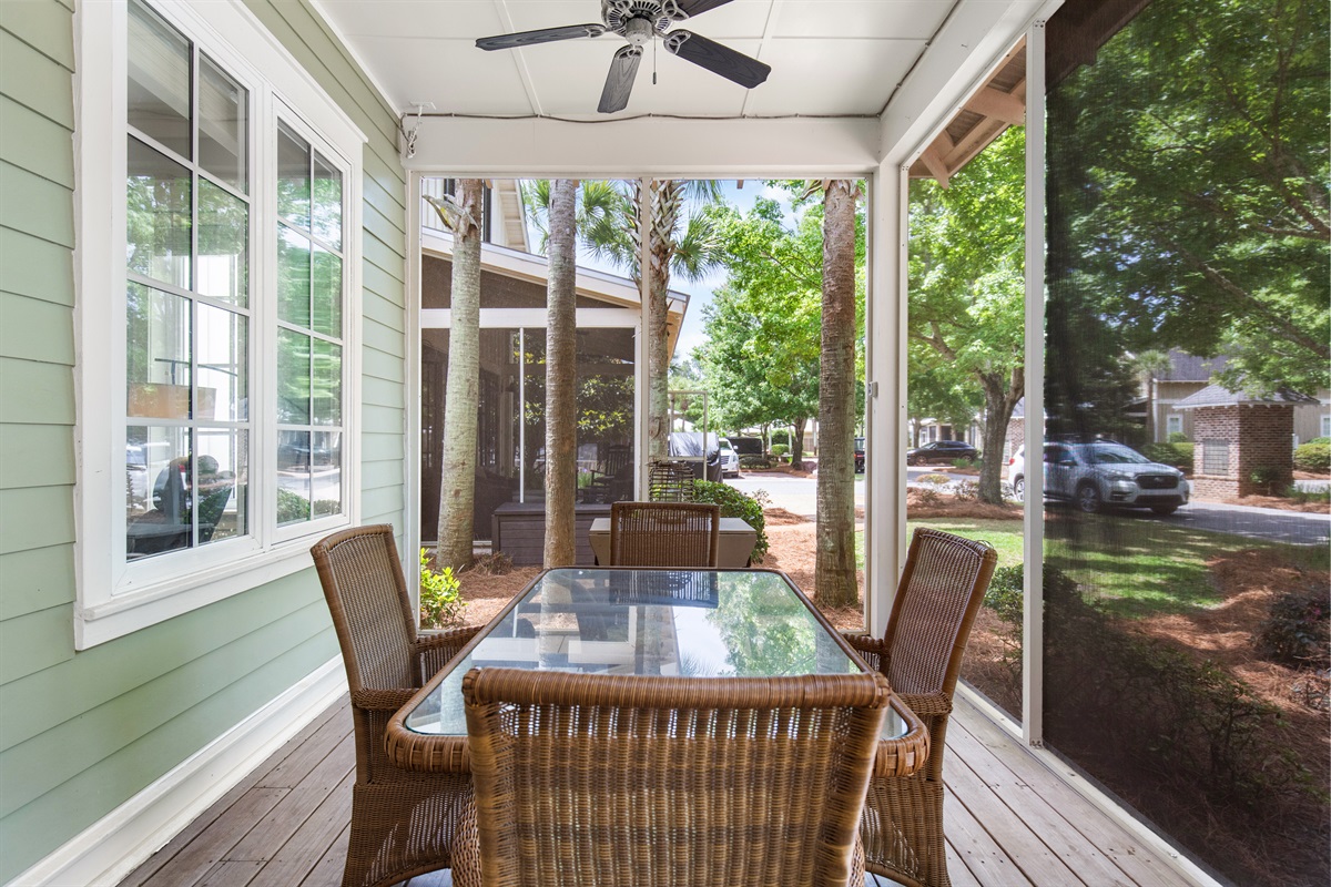 Large Patio with Fan