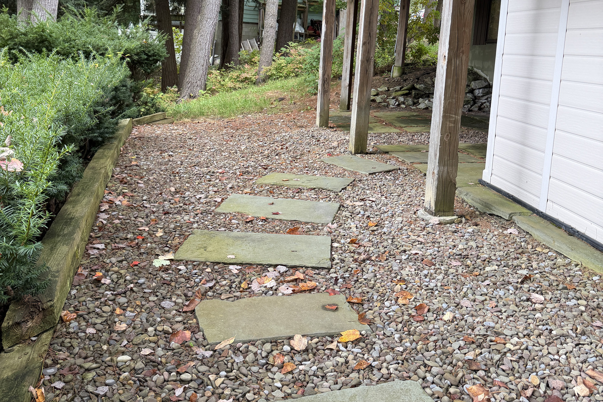 Pathway to Lower Level