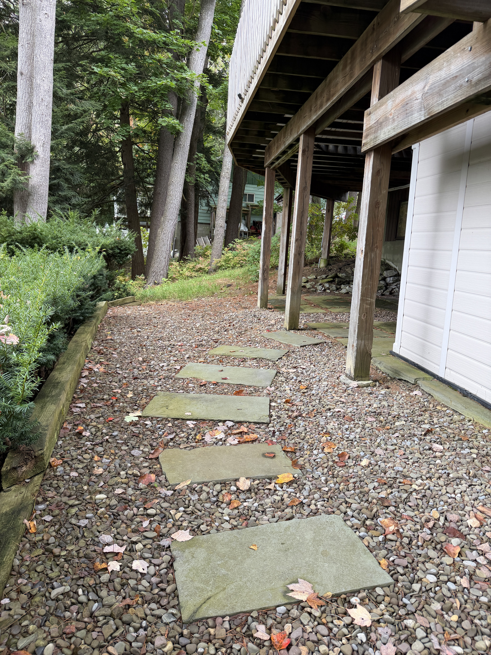 Pathway to Lower Level