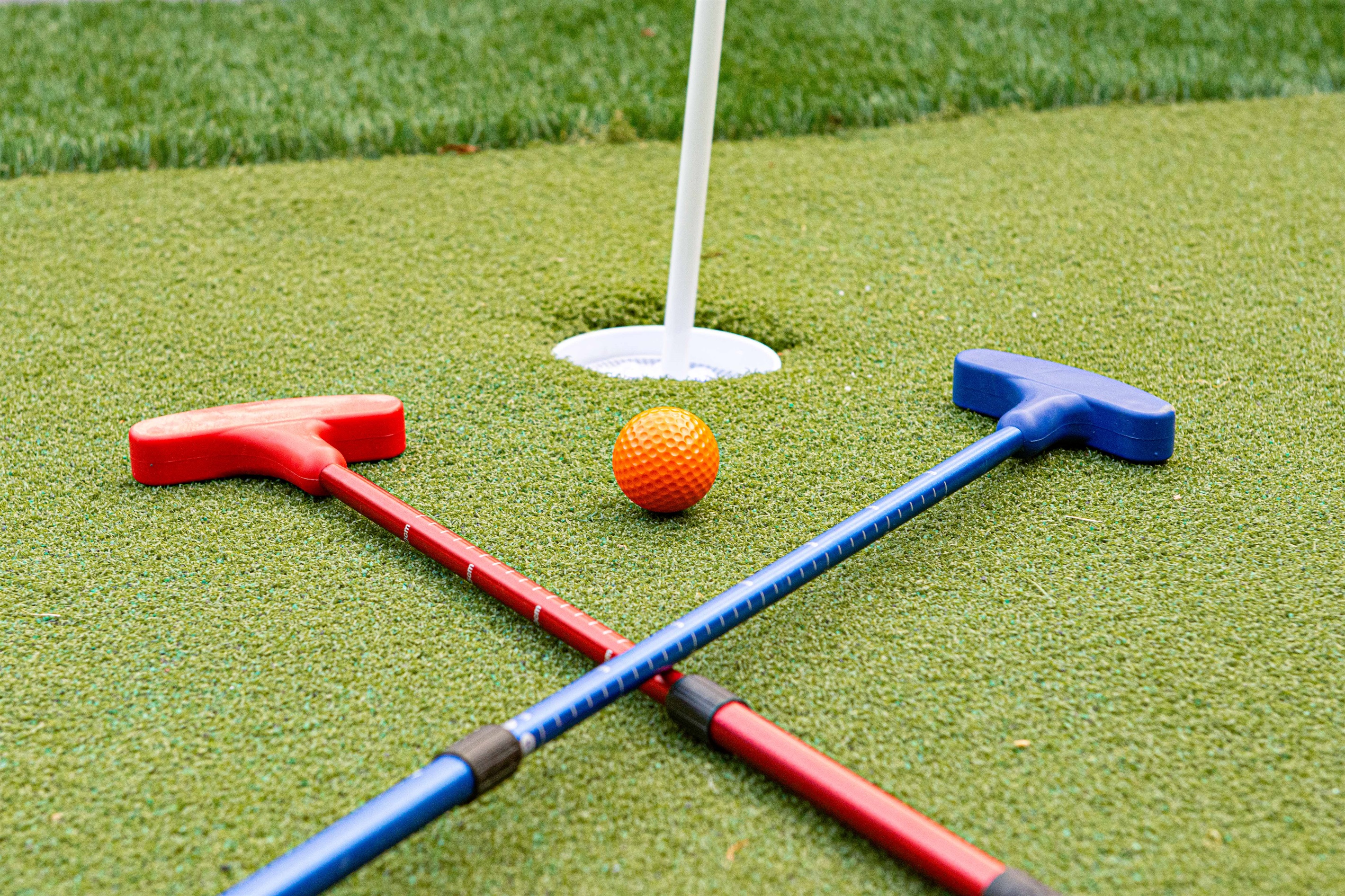 Get ready to tee off on our fun mini putt course! Perfect for all ages, this charming setup invites friendly competition and laughter. Whether you’re a pro or just having fun, it’s the ideal spot for a memorable day outdoors with family and friends!