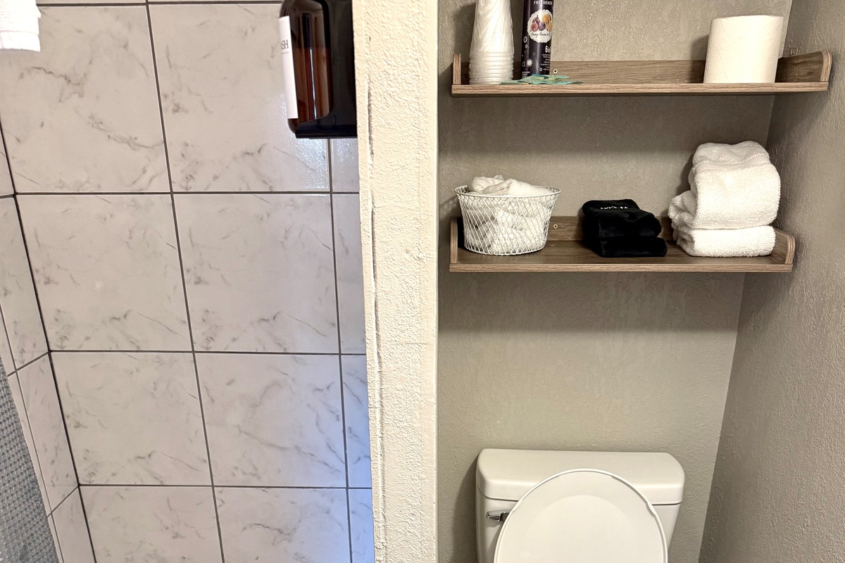 Be mindful that the toilet is tight to the wall.