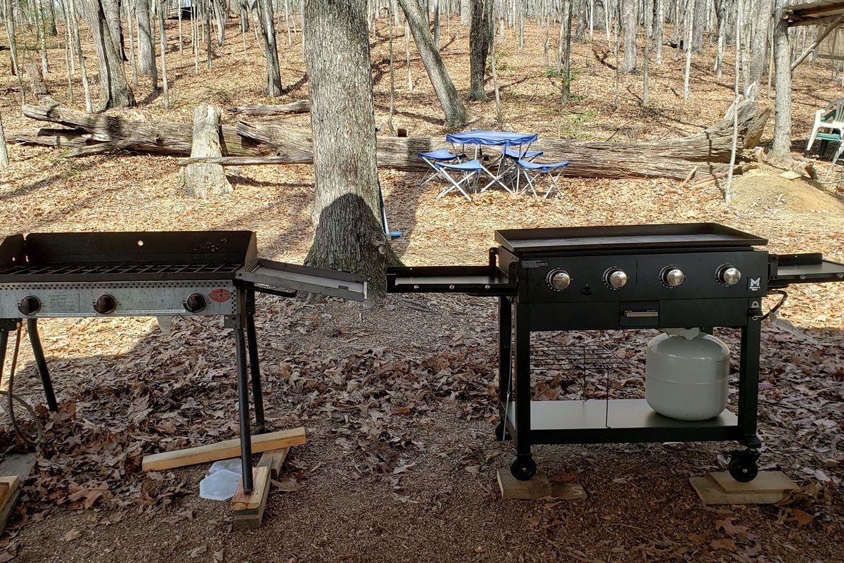 Covered cooking space