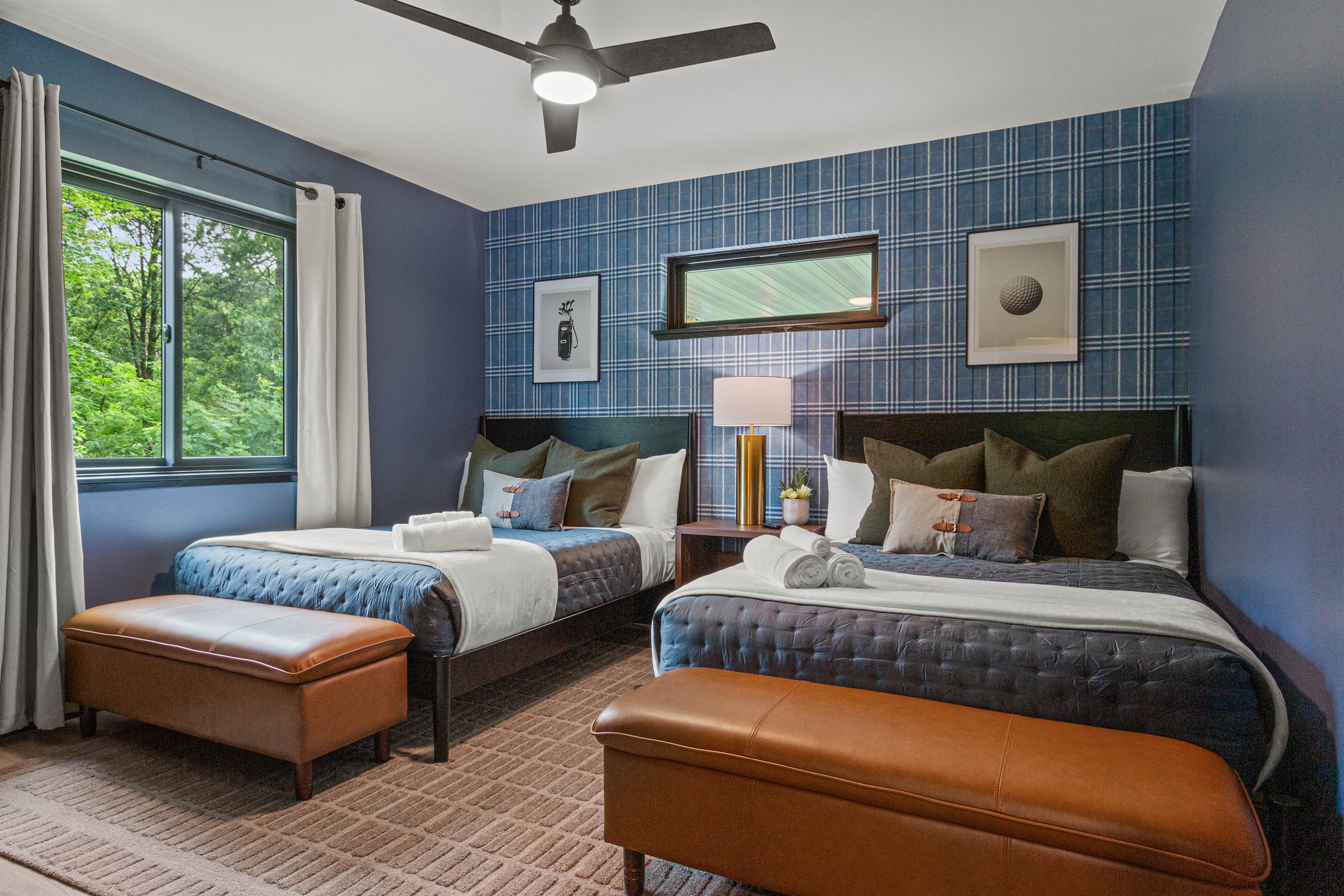 Bedroom 3 - 2 Double beds