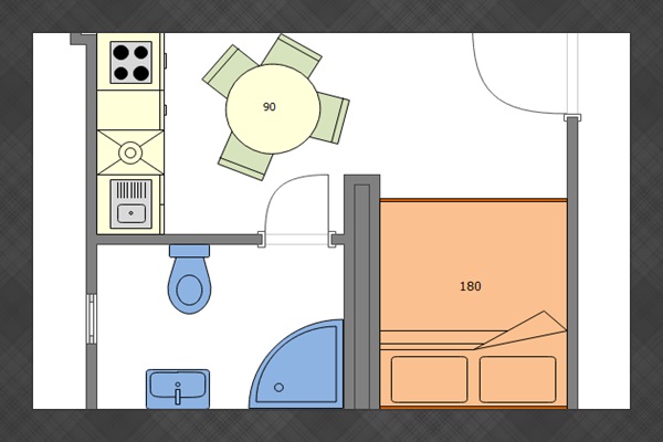 Plan of the apartment