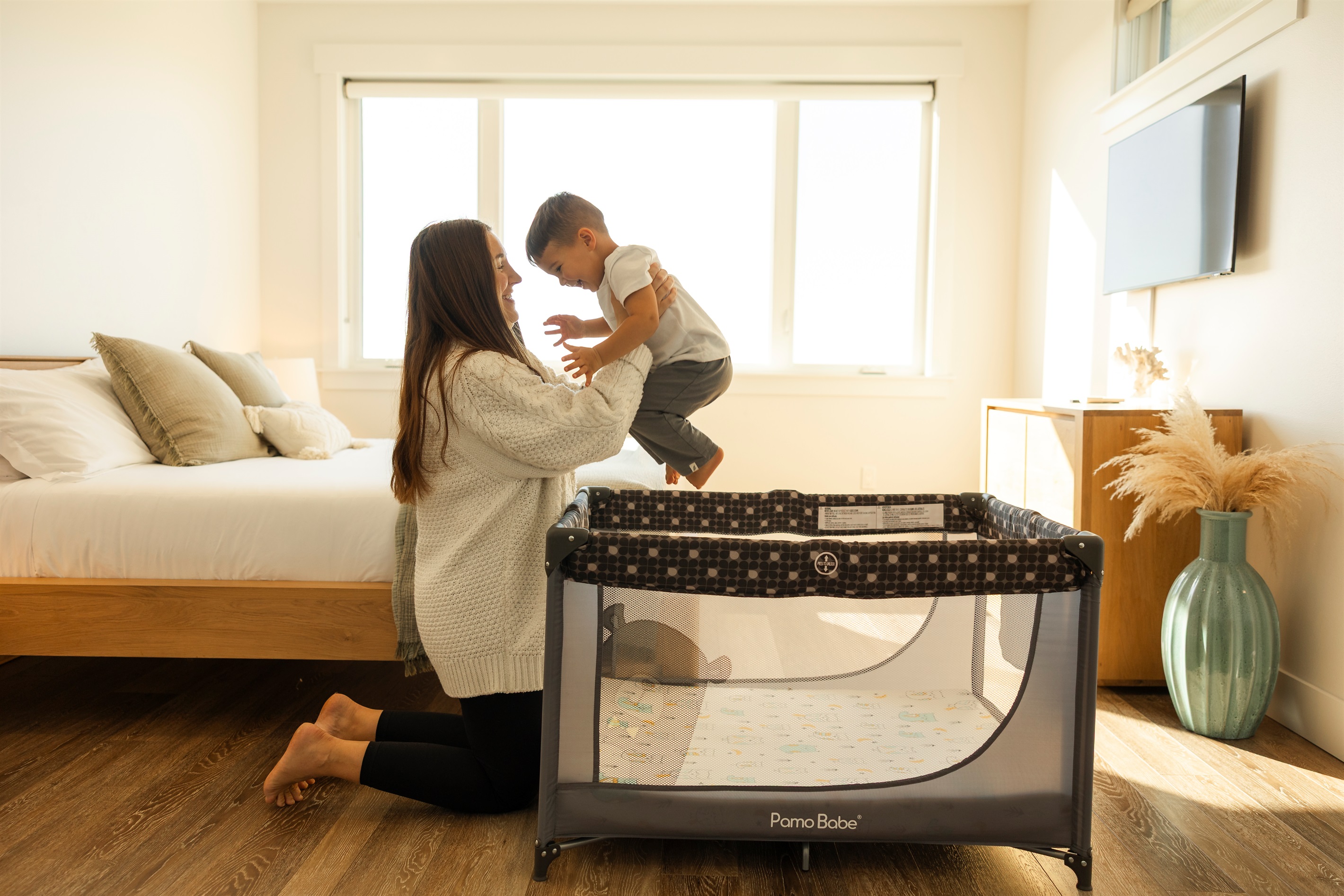 {Family Friendly} Traveling with little ones is easy — pack & play, 2 high chairs, books, toys, and a changing table provided.