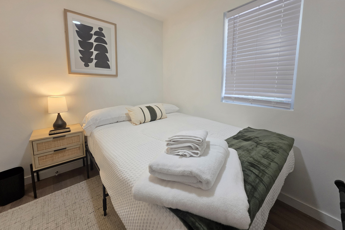 Bedroom #2 with full size bed.