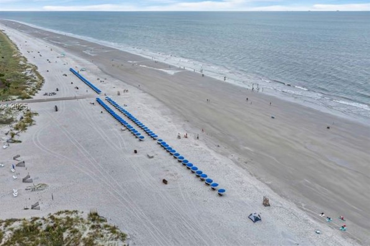 Beach behind Breakers 324 Hilton Head SC 