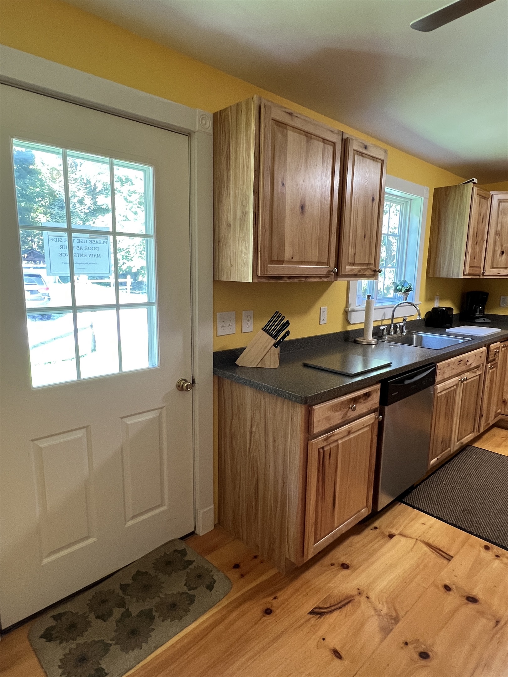 Access to the backyard from the Kitchen for easy grilling.
