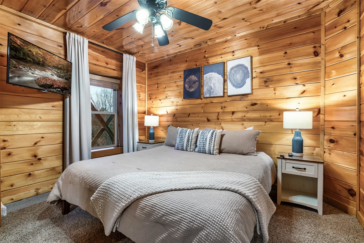 Downstairs Gray King Bedroom