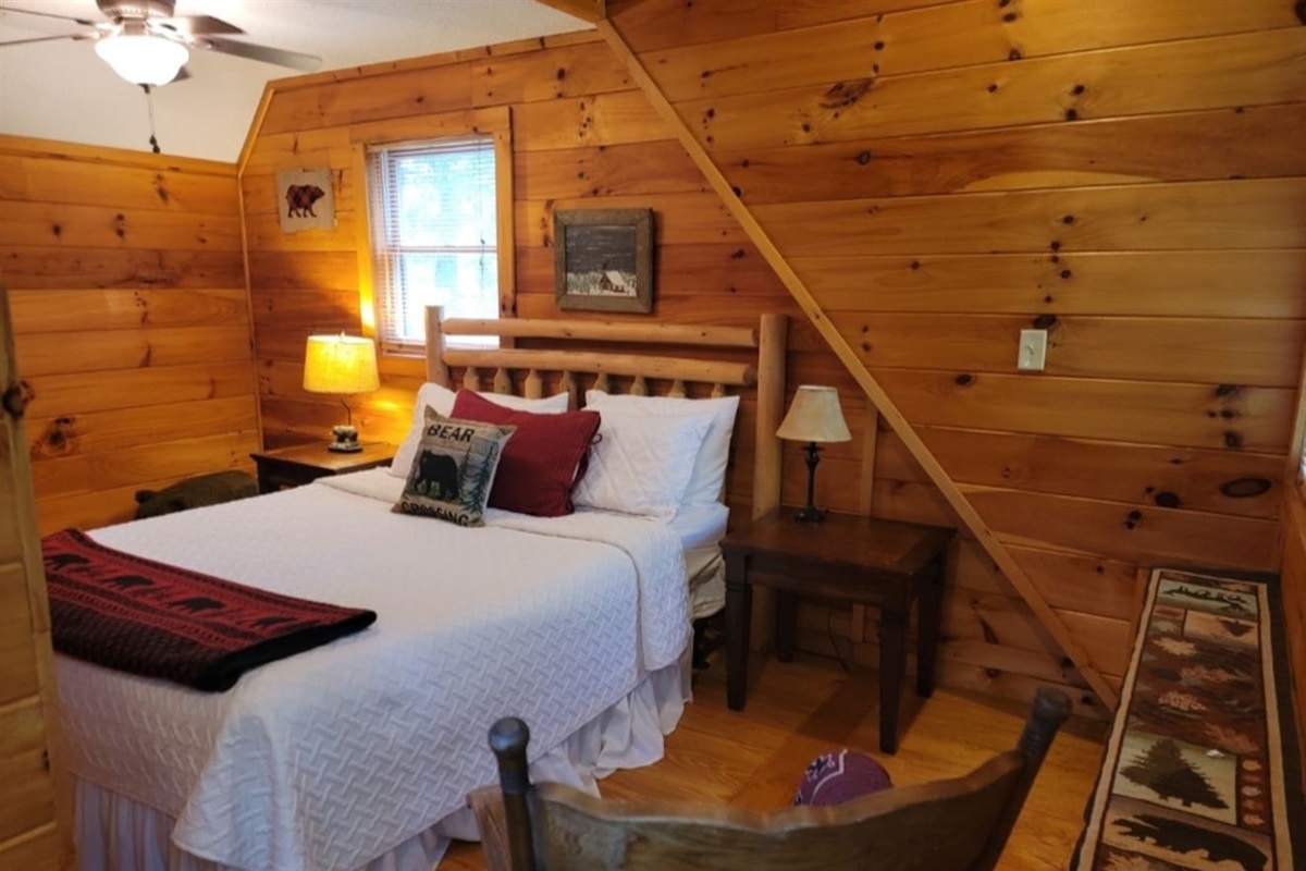 Upstairs queen bedroom