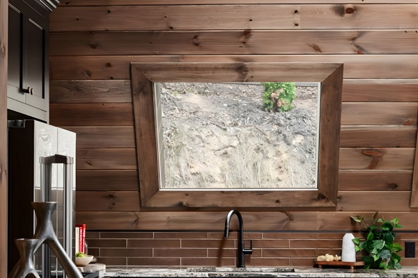 Even chores feel peaceful with nature as your view.