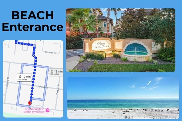 ten Minutes Walk to beach