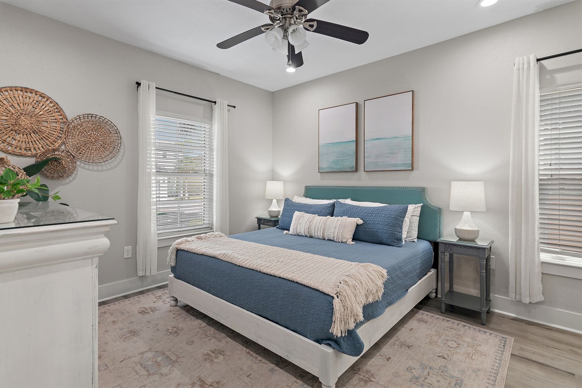 Bedroom # 1: King Suite (First Floor)