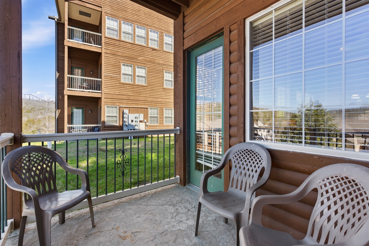 Your private outdoor space to unwind and recharge.
