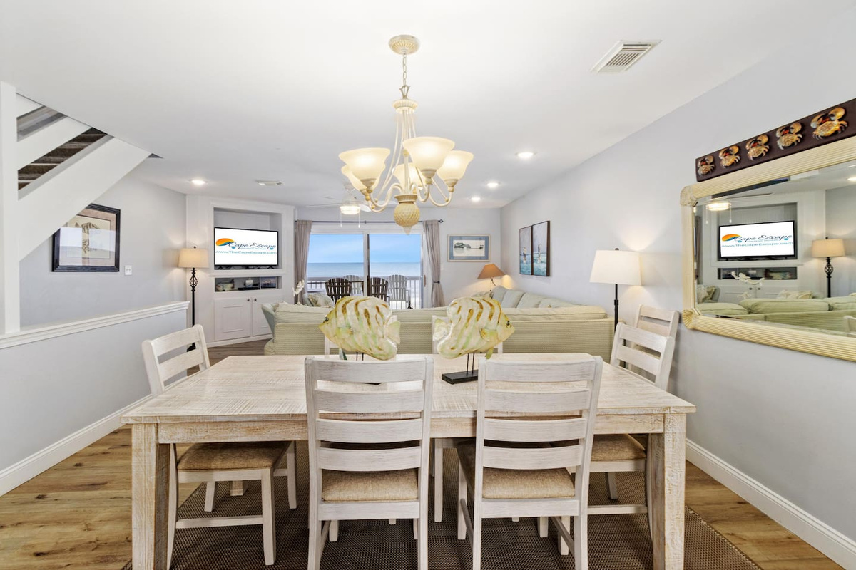 Gather everyone around the dining table for the kind of meal that stretches into the evening.