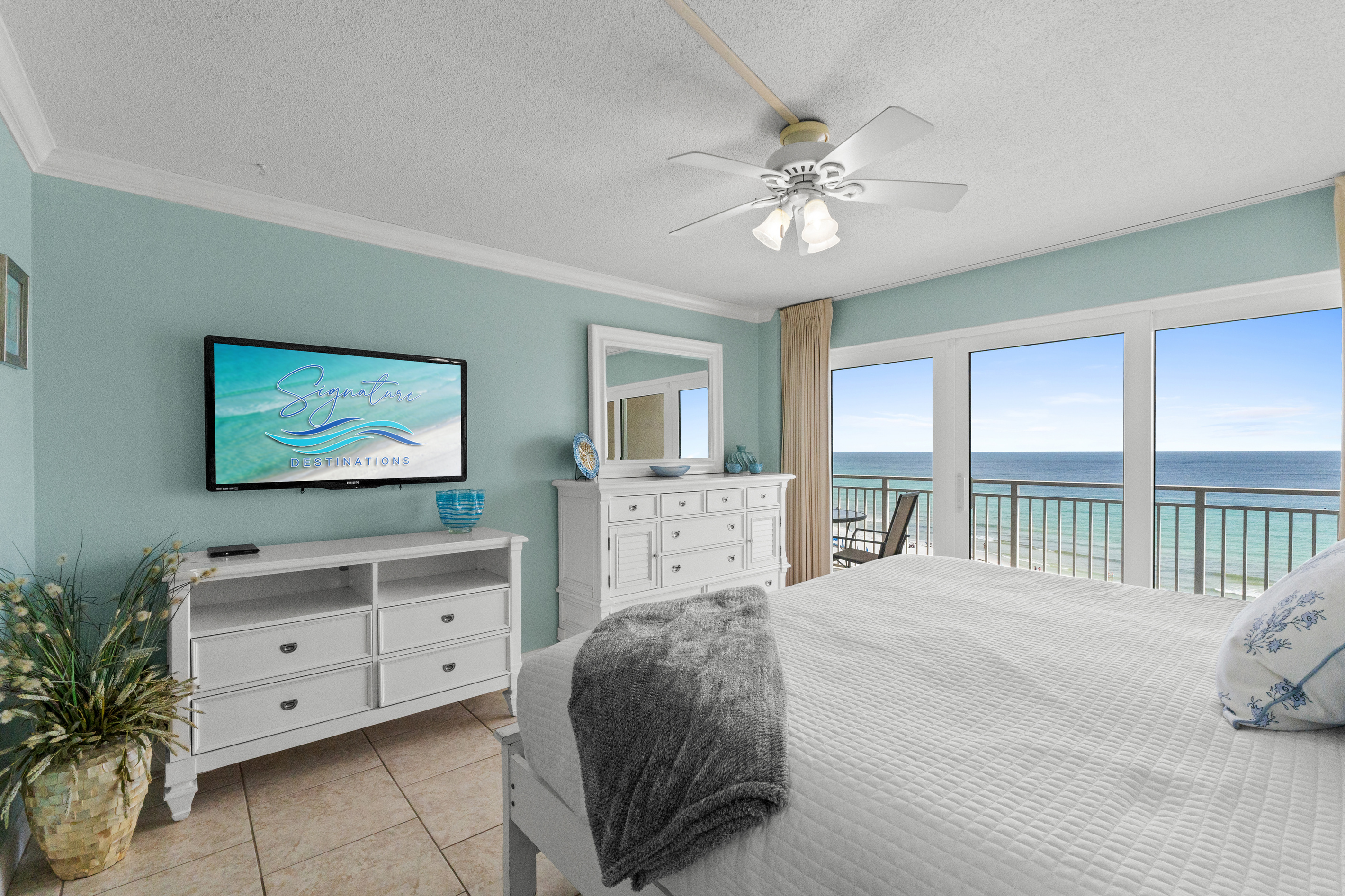 Living Room with Beach View and Queen Sleeper Sofa