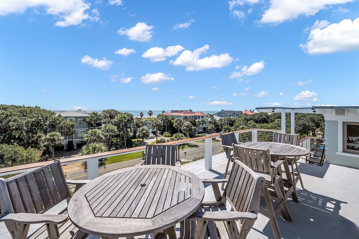 top deck Shore Thing | 4001 Palm Blvd | Isle of Palms, SC | IOP Escapes