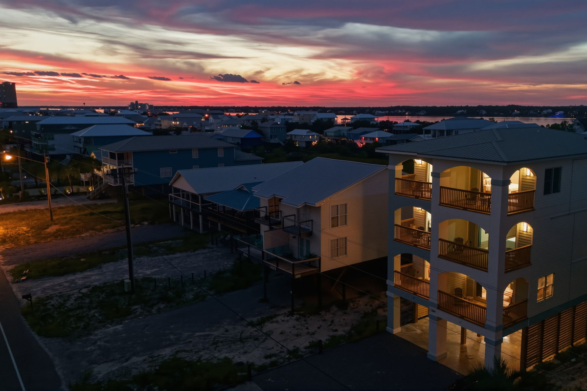 Dramatic skies create unforgettable vacation memories.