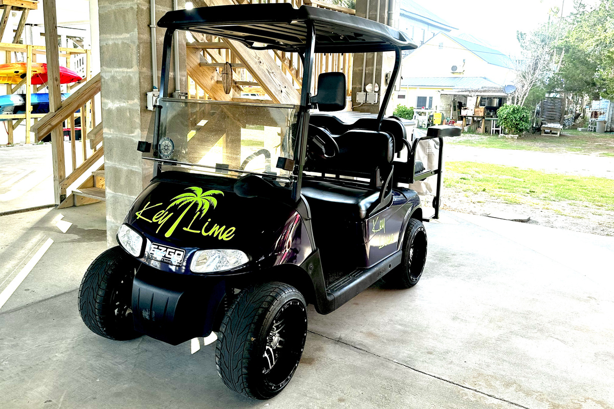 Golf cart available to rent!