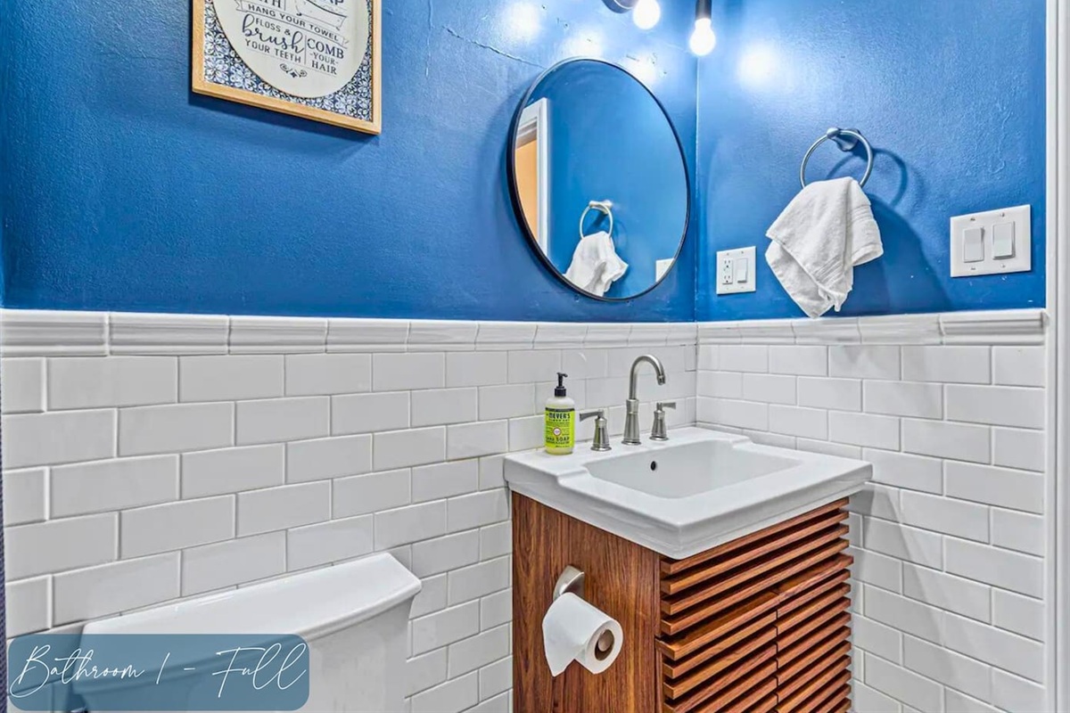 Full Bathroom on the Lower Level