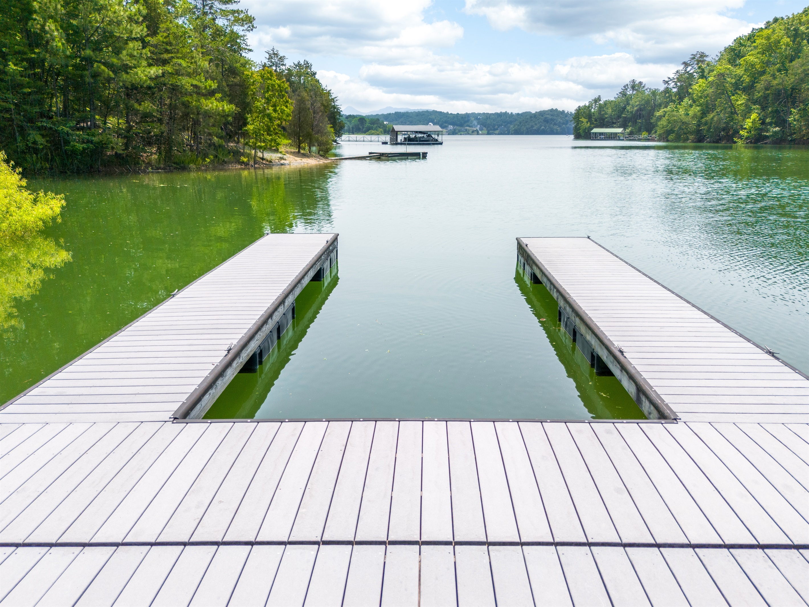 Large dock ready for family fun!