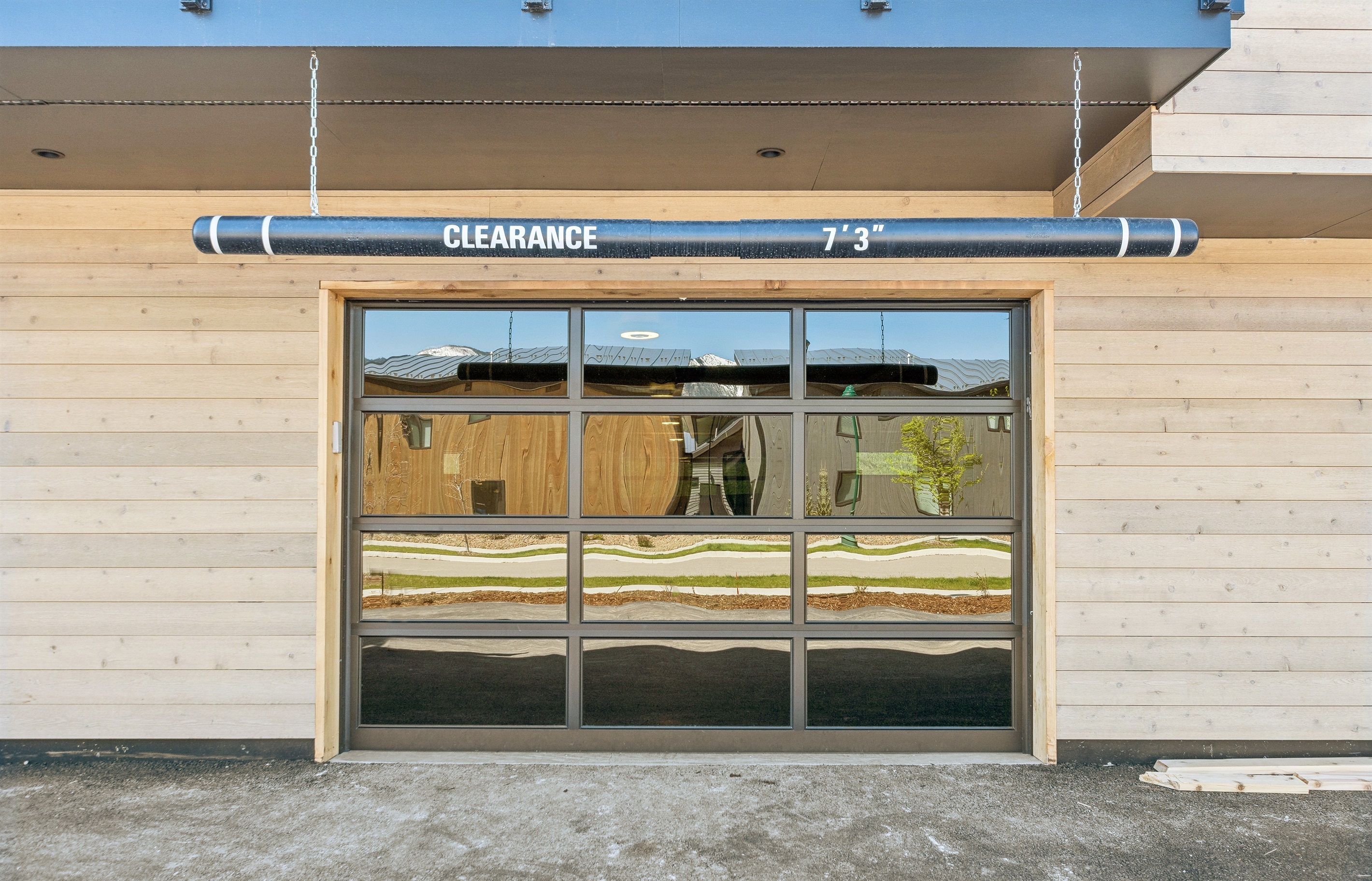 Covered parking garage for your convenience