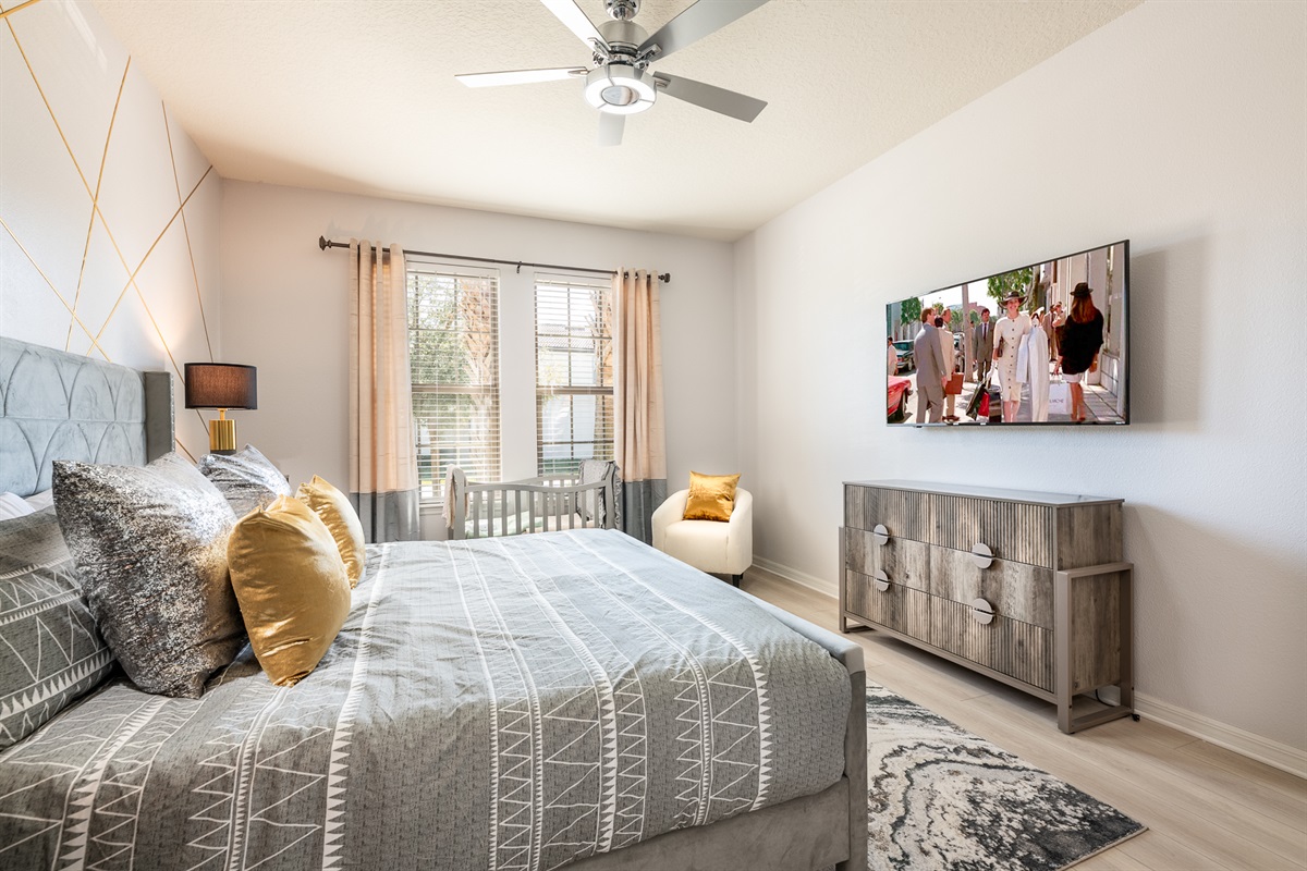 Master Suite 2 also has a 55 inch tv