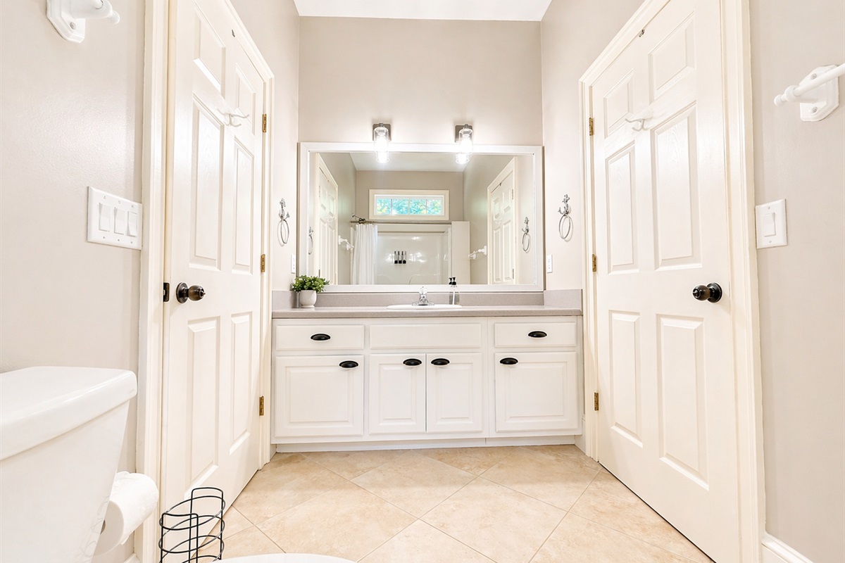 Downstairs Jack & Jill Bathroom