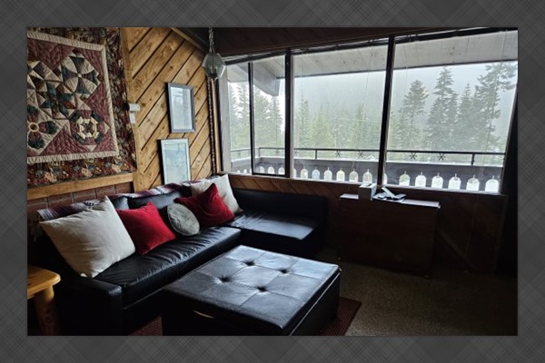 View from living room.