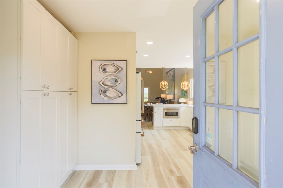 A warm welcome awaits — step inside and let your riverfront retreat begin.