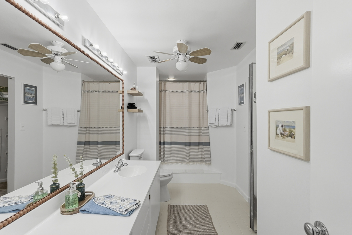 Connected to the primary bedroom, the ensuite bathroom offers added privacy and convenience, with everything you need to freshen up and get ready for the day.