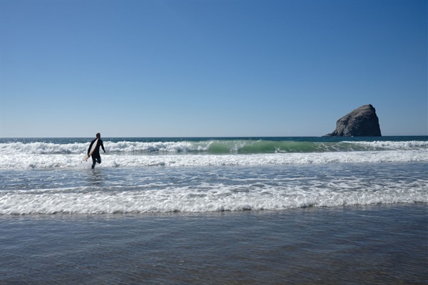 Incredible surfing in front of the home!