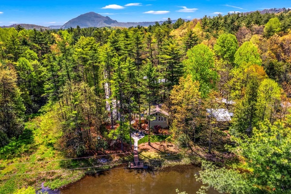 Nestled among mountains with trails and waterfalls waiting to be explored.