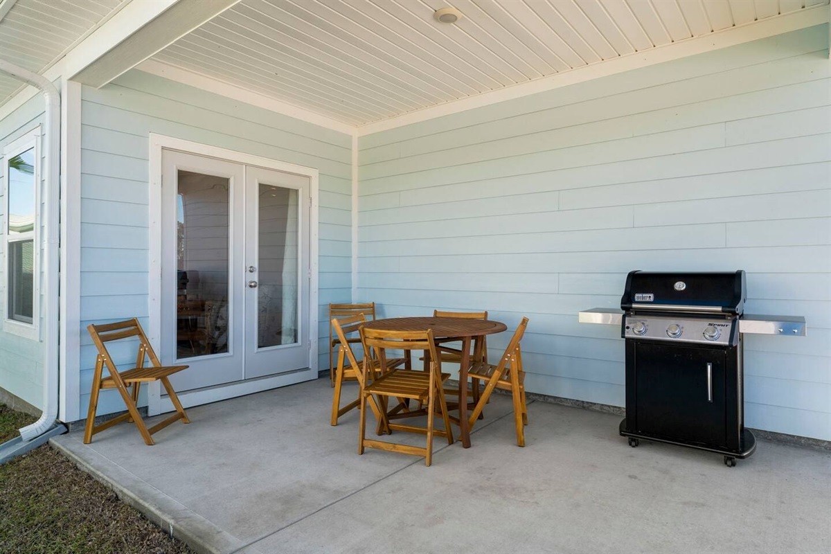 Inviting outdoor area perfect for lounging, dining, or family gatherings.