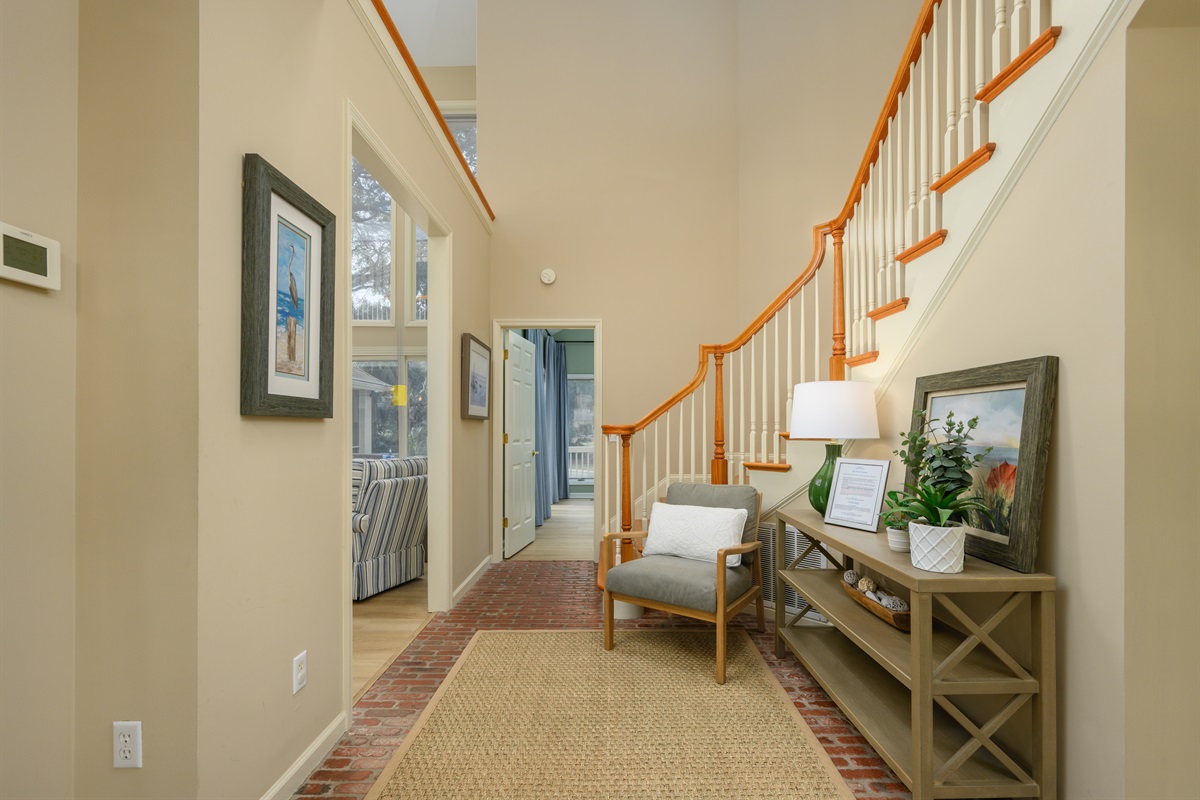 Entrance way into primary bedroom & private sitting room