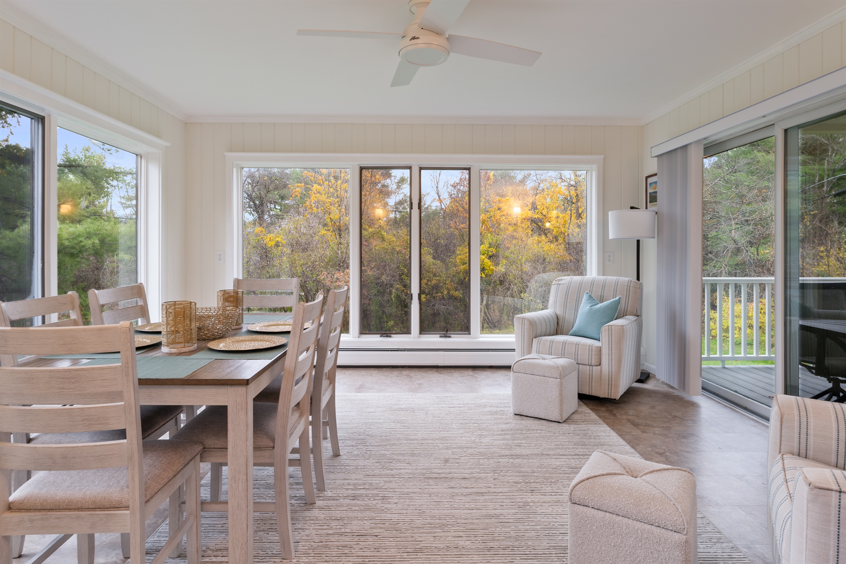Cozy four season sun room
