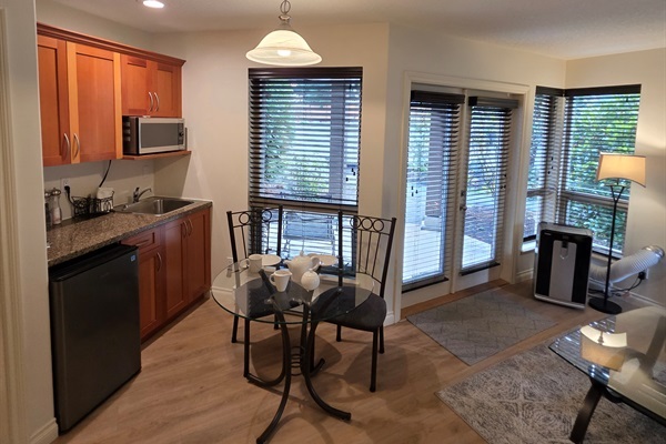 So many airy windows in the Unit B suite.