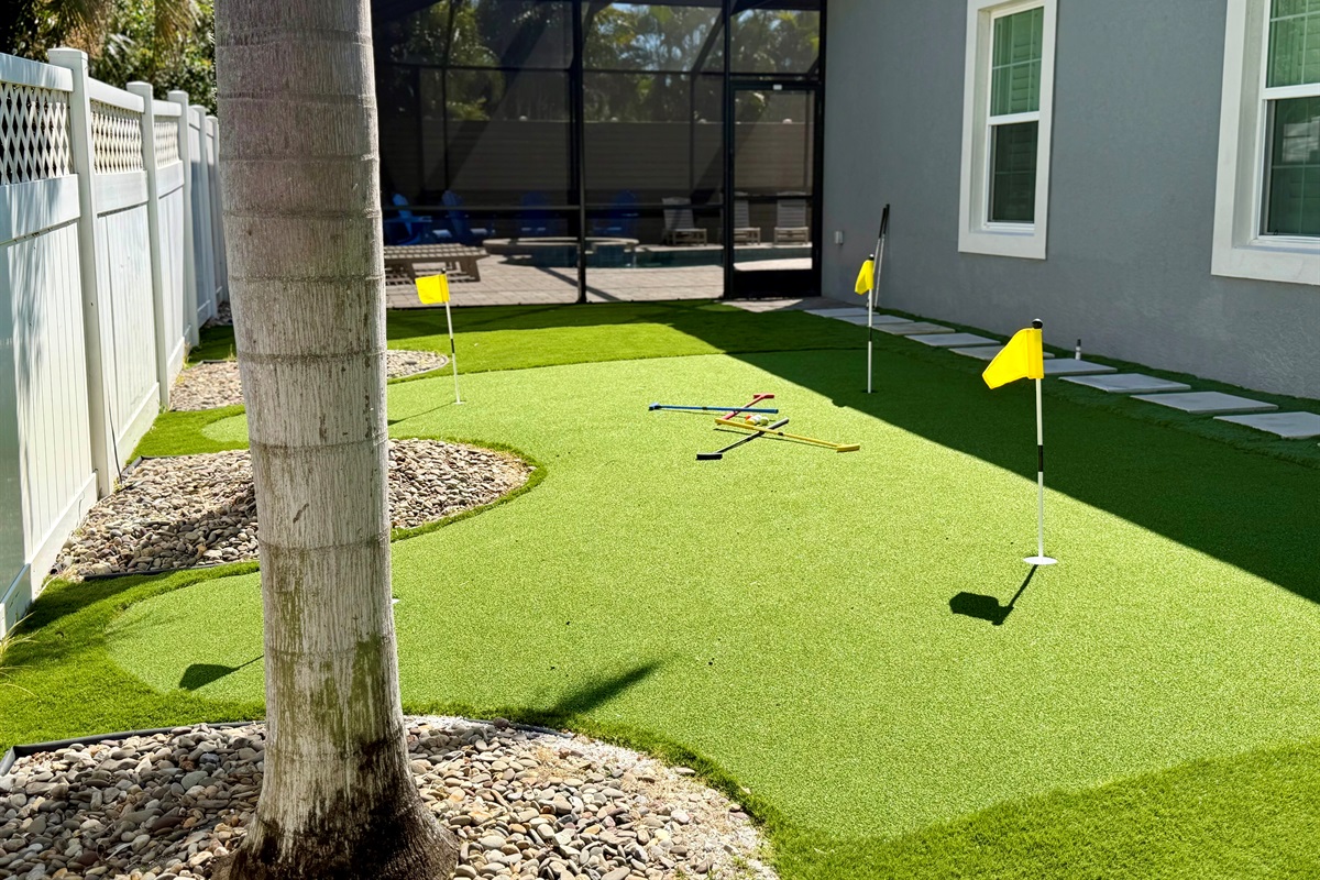 Our newly added putt-putt course, for the whole family to enjoy!
