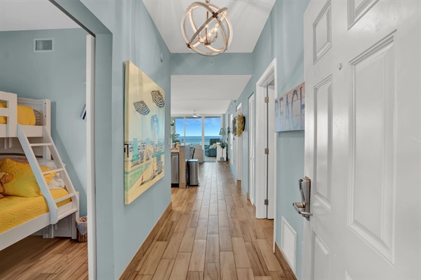 You can see the ocean the moment you enter the condo!