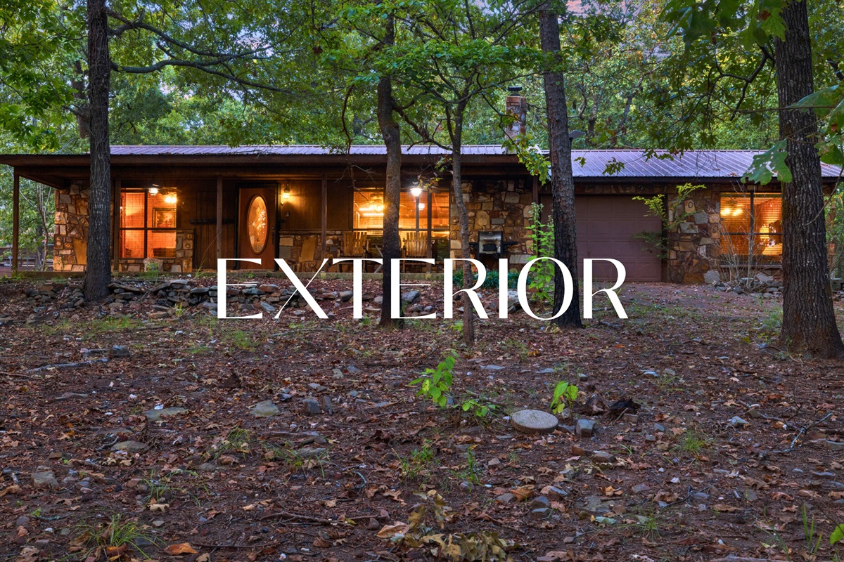 Exterior view of your private cabin hideaway.