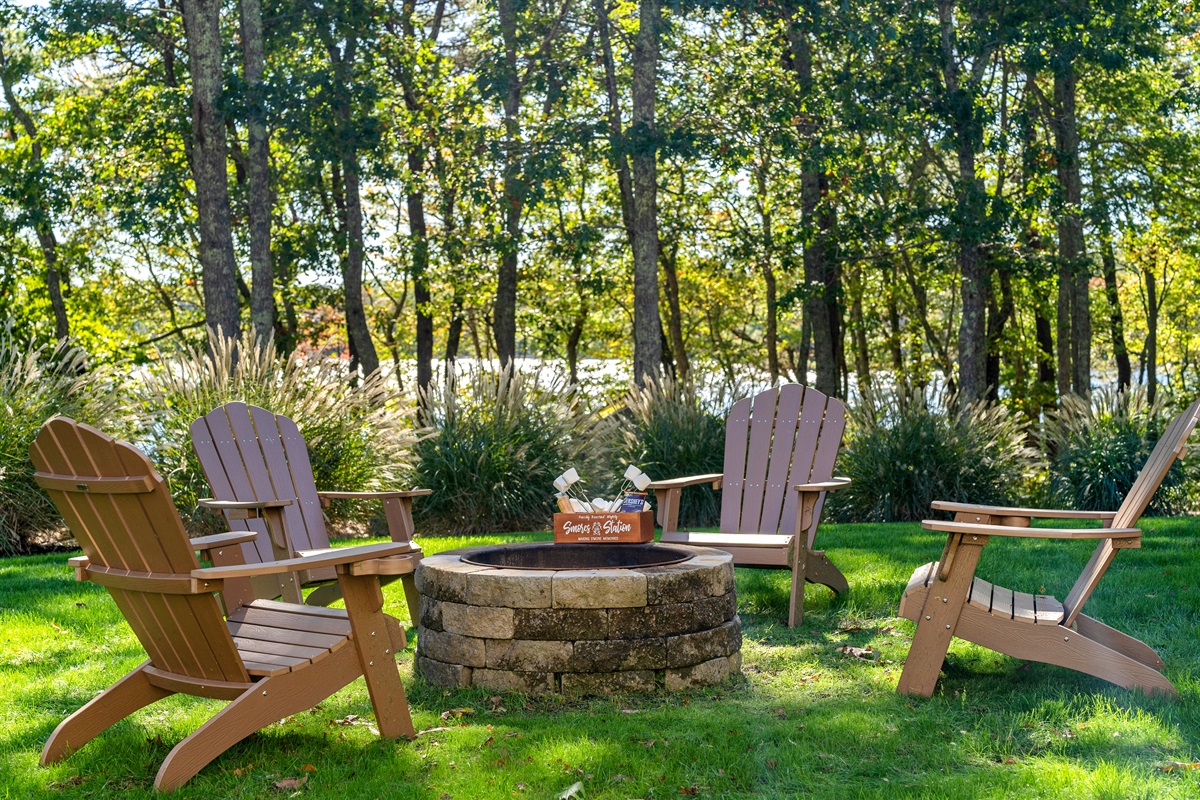 Gather ’round the firepit with your favorite people.