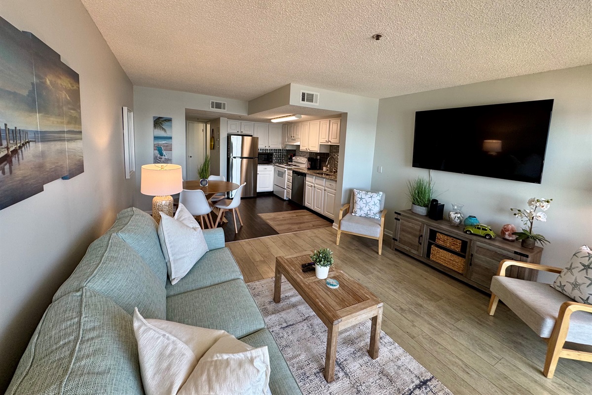 Living Room with Sleeper Sofa